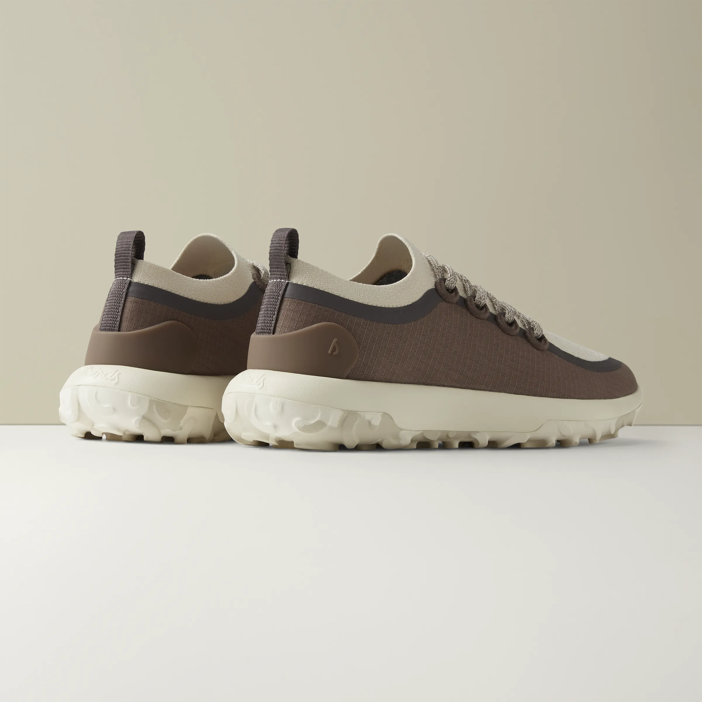 Women's Trail Runners - Hazy Cocoa/Dark Cocoa (Stony Cream Sole)
